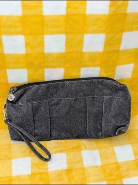 CHI Black Glitter Wristlet Makeup Bag